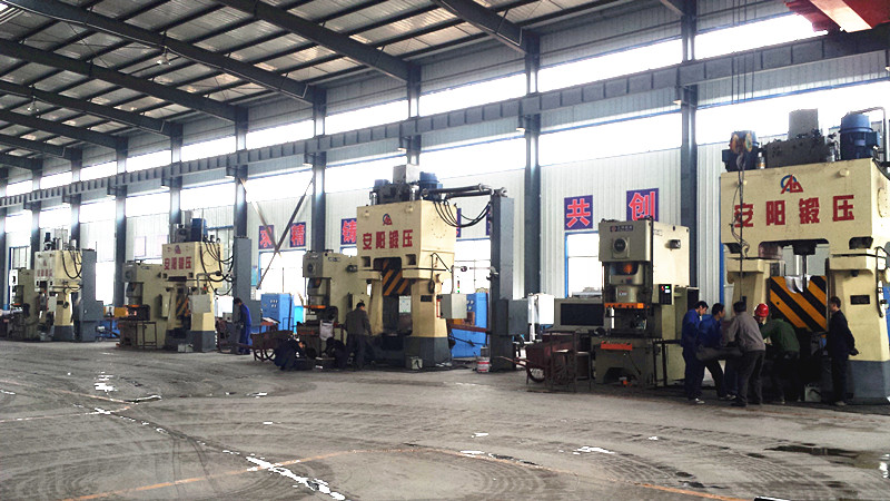 4 sets Program-controlled hydraulic die forging hammer forging production line